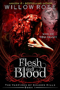 Flesh and Blood (The Vampires of Shadow Hills Book 1)  ebook cover