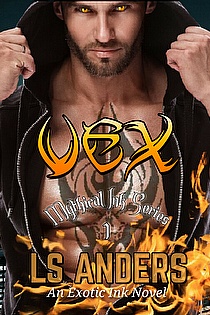 Vex: Mythical Ink Series 1: A Paranormal Demon Romance  ebook cover