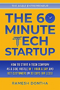 The 60-Minute Tech Startup: How to Start a Tech Company As a Side Hustle  ebook cover