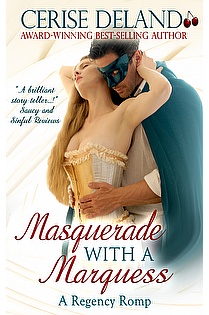 MASQUERADE WITH A MARQUESS ebook cover