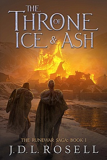 The Throne of Ice & Ash (The Runewar Saga #1) ebook cover