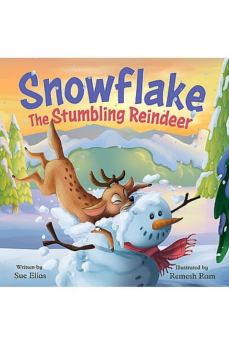 Snowflake The Stumbling Reindeer  ebook cover