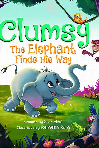 Clumsy the Elephant Finds his Way ebook cover